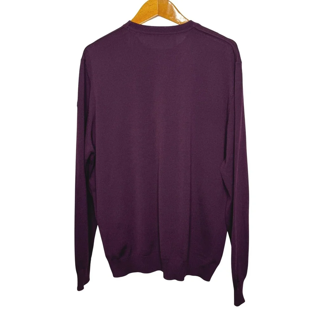 Maerz Wool Crewneck Sweater XXL (54)Purple